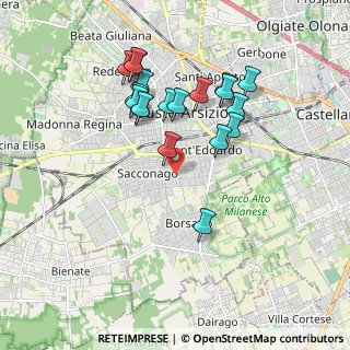 Mappa Via Pettirosso, 21052 Busto Arsizio VA, Italia (1.74053)