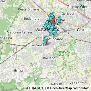 Mappa Via Pettirosso, 21052 Busto Arsizio VA, Italia (1.56111)