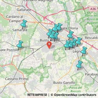 Mappa Via Pettirosso, 21052 Busto Arsizio VA, Italia (3.79429)