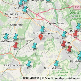 Mappa Via Pettirosso, 21052 Busto Arsizio VA, Italia (6.7235)