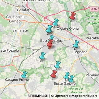 Mappa Via Pettirosso, 21052 Busto Arsizio VA, Italia (4.01308)