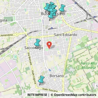 Mappa Via Pettirosso, 21052 Busto Arsizio VA, Italia (1.41727)