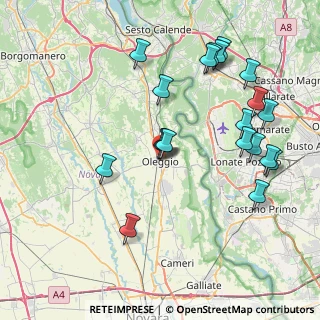 Mappa Corso G.Matteotti, 28047 Oleggio NO, Italia (8.5545)