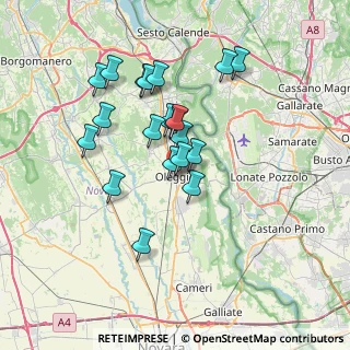 Mappa Corso G.Matteotti, 28047 Oleggio NO, Italia (6.126)