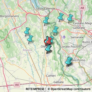 Mappa Corso G.Matteotti, 28047 Oleggio NO, Italia (5.49294)