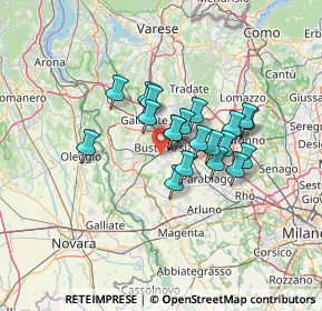 Mappa Via Monfalcone, 21052 Busto Arsizio VA, Italia (9.584)
