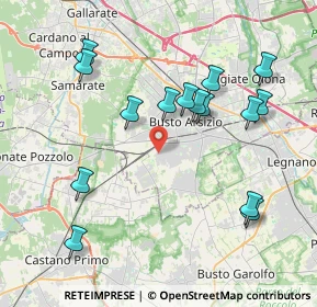 Mappa Via Monfalcone, 21052 Busto Arsizio VA, Italia (4.12533)