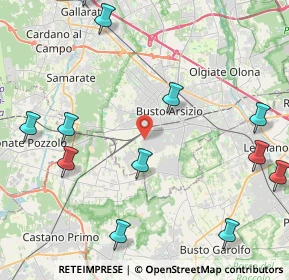 Mappa Via Monfalcone, 21052 Busto Arsizio VA, Italia (6.7755)