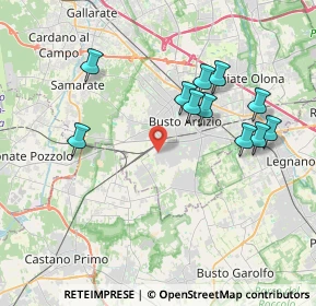 Mappa Via Monfalcone, 21052 Busto Arsizio VA, Italia (3.77364)