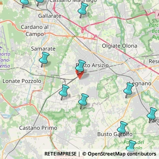 Mappa Via Monfalcone, 21052 Busto Arsizio VA, Italia (6.17182)