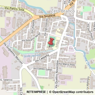 Mappa Via Alvaro Corrado, 1, 31059 Zero Branco, Treviso (Veneto)