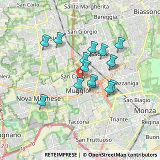 Mappa Via Tommaso Edison, 20835 Muggiò MB, Italia (1.50733)