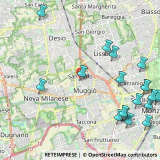 Mappa Via Libertà, 20851 Muggiò MB, Italia (3.07)