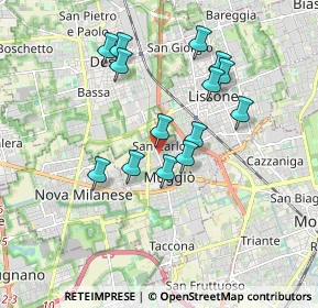 Mappa Via Trieste, 20834 Muggiò MB, Italia (1.61071)