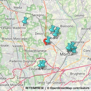 Mappa Via Libertà, 20851 Muggiò MB, Italia (3.72364)