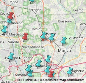 Mappa Via Trieste, 20834 Muggiò MB, Italia (6.027)