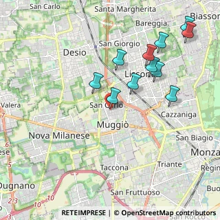 Mappa Via Trieste, 20835 Muggiò MB, Italia (2.05818)