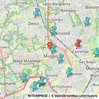 Mappa Via Trieste, 20835 Muggiò MB, Italia (2.76917)