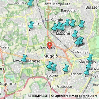 Mappa Via Trieste, 20835 Muggiò MB, Italia (2.579)