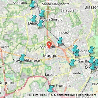 Mappa Via Trieste, 20835 Muggiò MB, Italia (2.83267)