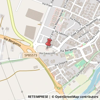 Mappa Via Bergamo, 33-35, 25036 Palazzolo sull'Oglio, Brescia (Lombardia)