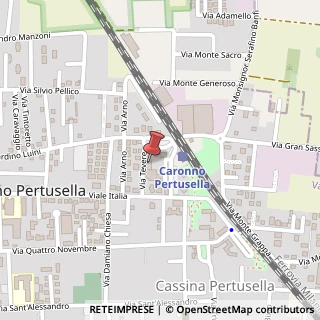 Mappa Via Tevere, 100, 21042 Caronno Pertusella, Varese (Lombardia)