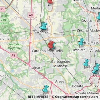 Mappa Piazza Sandro Pertini, 21042 Caronno Pertusella VA, Italia (5.52727)