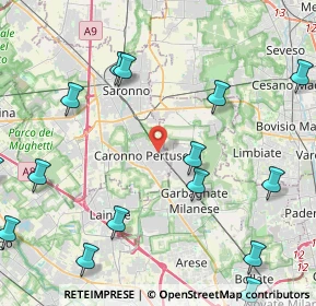 Mappa Piazza Sandro Pertini, 21042 Caronno Pertusella VA, Italia (5.72867)