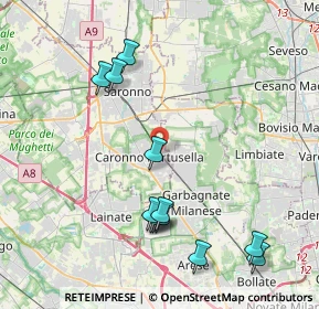 Mappa Piazza Pertini, 21042 Caronno Pertusella VA, Italia (4.39917)