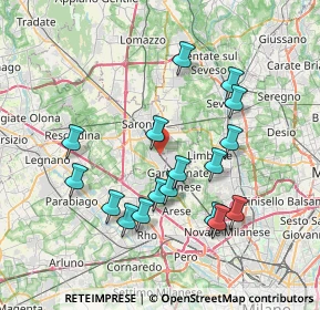 Mappa Piazza Sandro Pertini, 21042 Caronno Pertusella VA, Italia (7.24235)