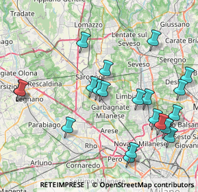 Mappa Piazza Pertini, 21042 Caronno Pertusella VA, Italia (8.9455)