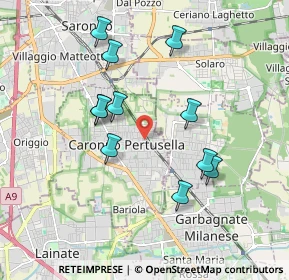 Mappa Piazza Sandro Pertini, 21042 Caronno Pertusella VA, Italia (1.75727)
