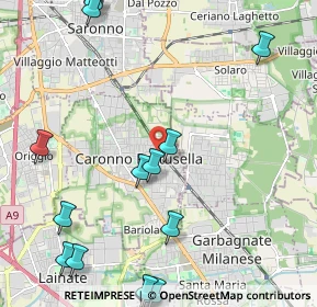 Mappa Piazza Pertini, 21042 Caronno Pertusella VA, Italia (3.03706)