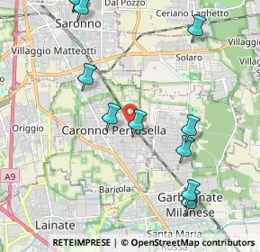 Mappa Piazza Pertini, 21042 Caronno Pertusella VA, Italia (2.41091)