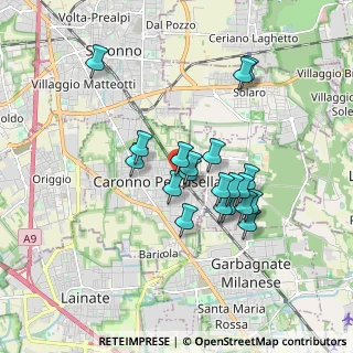 Mappa Piazza Sandro Pertini, 21042 Caronno Pertusella VA, Italia (1.4755)