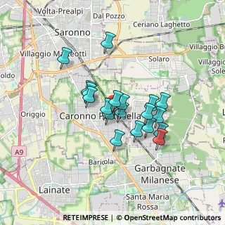 Mappa Piazza Pertini, 21042 Caronno Pertusella VA, Italia (1.30158)