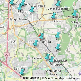 Mappa Piazza Sandro Pertini, 21042 Caronno Pertusella VA, Italia (2.86857)