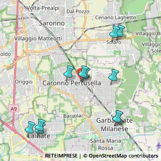 Mappa Piazza Pertini, 21042 Caronno Pertusella VA, Italia (2.35182)
