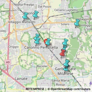 Mappa Piazza Sandro Pertini, 21042 Caronno Pertusella VA, Italia (2.07)
