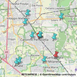 Mappa Piazza Pertini, 21042 Caronno Pertusella VA, Italia (2.18)