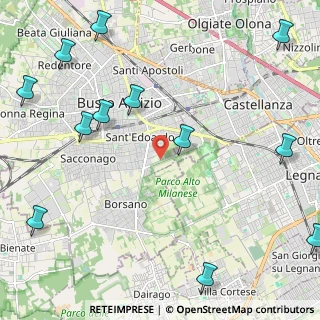 Mappa Viale Biagio Gabardi, 21052 Busto Arsizio VA, Italia (3.09417)