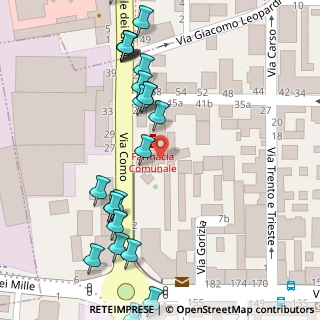 Mappa Via Como, 20814 Varedo MB, Italia (0.08276)