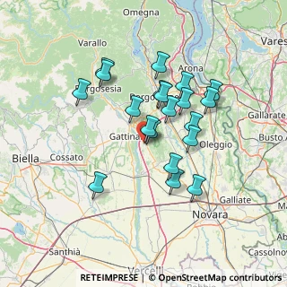 Mappa Via C.B. Crespi, 28078 Ghemme NO, Italia (11.964)