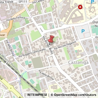 Mappa Via Arrigo Boito, 86/A, 20900 Monza, Monza e Brianza (Lombardia)