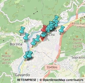 Mappa Via Pozze, 25089 Villanuova Sul Clisi BS, Italia (0.675)