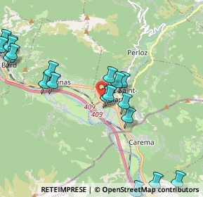 Mappa Via Circonvallazione, 11026 Pont-saint-martin AO, Italia (2.6395)