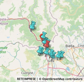 Mappa Via Circonvallazione, 11026 Pont-saint-martin AO, Italia (10.78692)