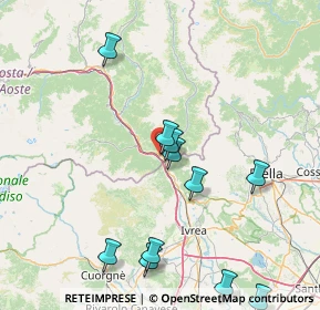 Mappa Via Circonvallazione, 11026 Pont-saint-martin AO, Italia (23.466)