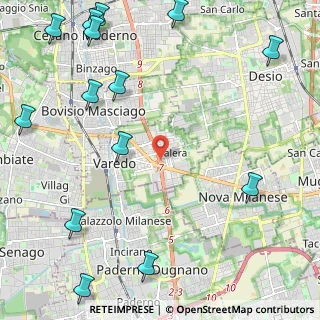 Mappa Superstrada Milano - Meda - Lentate, 20814 Varedo MB, Italia (3.25357)