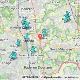Mappa Superstrada Milano - Meda - Lentate, 20814 Varedo MB, Italia (2.57071)